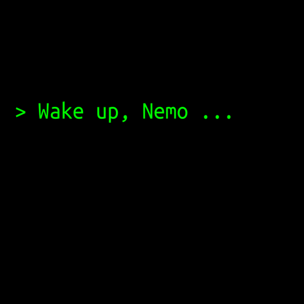 Wake up nemo